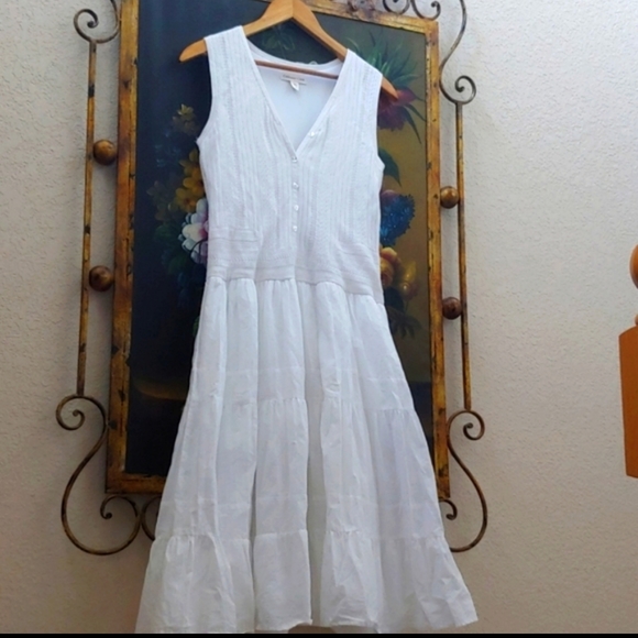 Coldwater Creek Dresses & Skirts - Coldwater Creek Dress w/ Tiered Skirt and Knitted Bodice